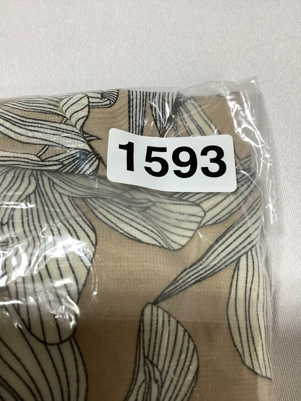 Max Studio Beige Taupe Floral Maxi Dress with Smocked Waist - Picture 15 of 15